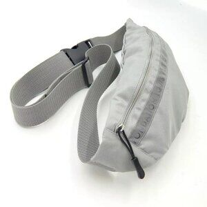 Louis Vuitton Foundation Gray Belt Bag w/ Adjustable Straps Travel Running Walk